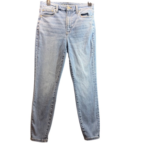 American Eagle Outfitters Denim - American Eagle Luxe Stretch Jeans Women Medium Short Light Blue High Rise Skinny